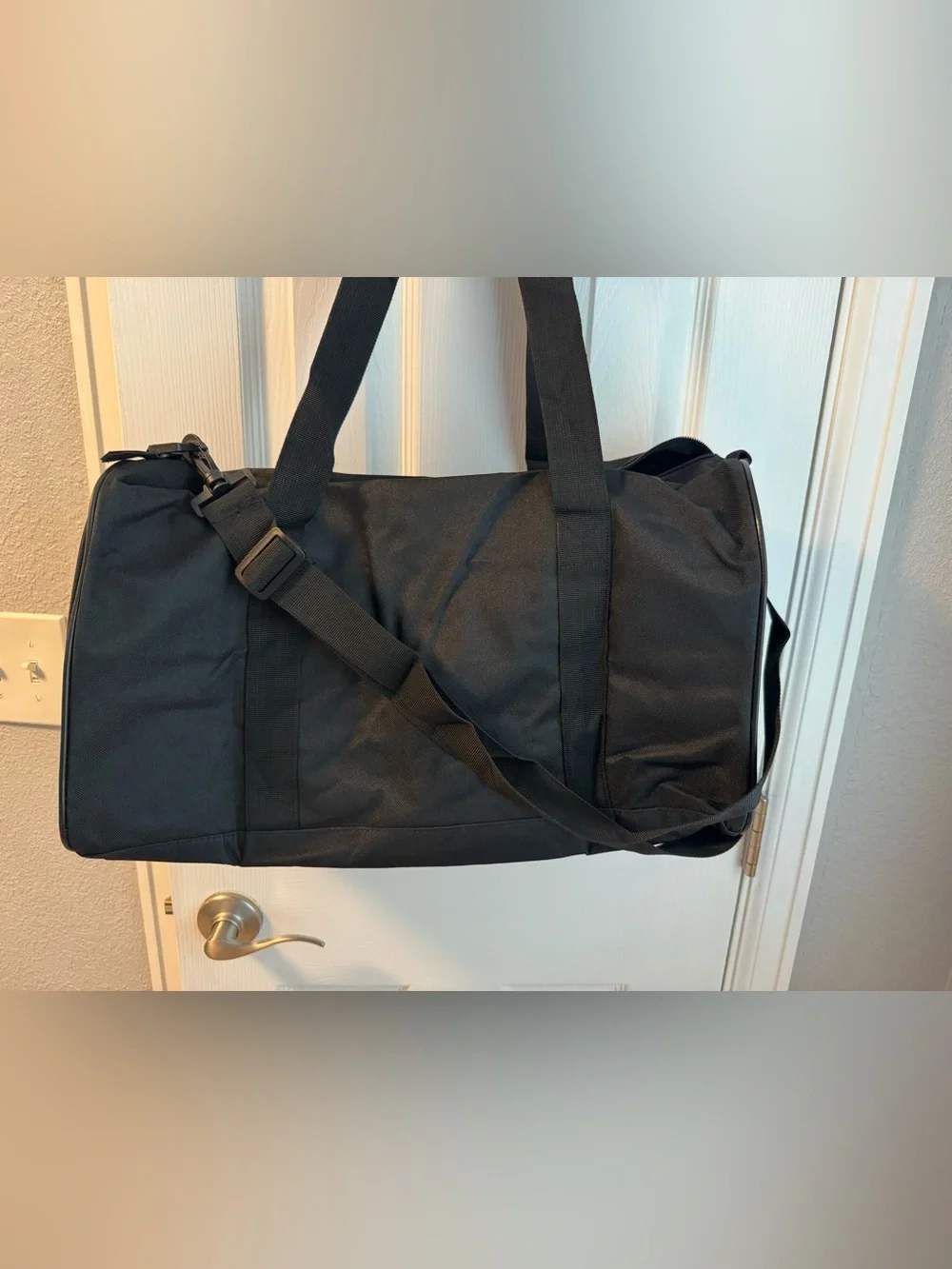 NASA Black Utility Duffel Bag